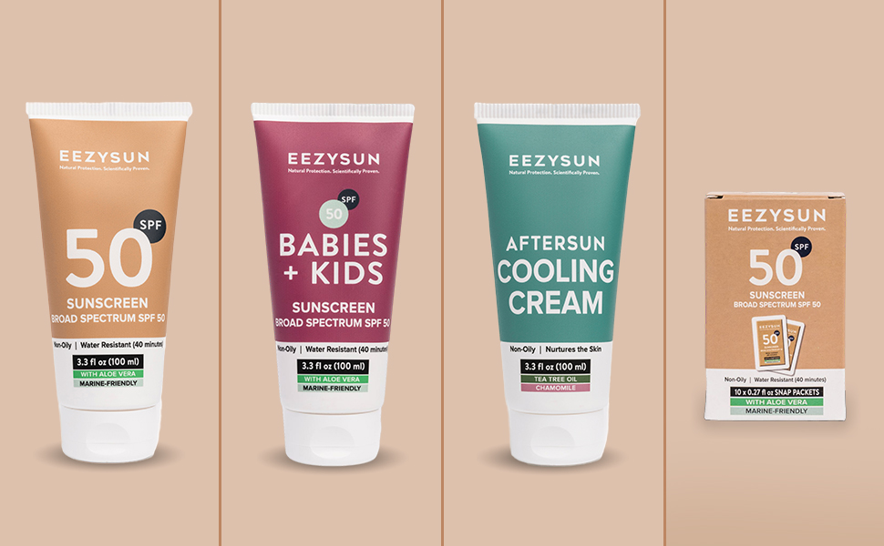 Eezysun - Embrace Natural Sun Protection with Scientific Assurance for Every Adventure
