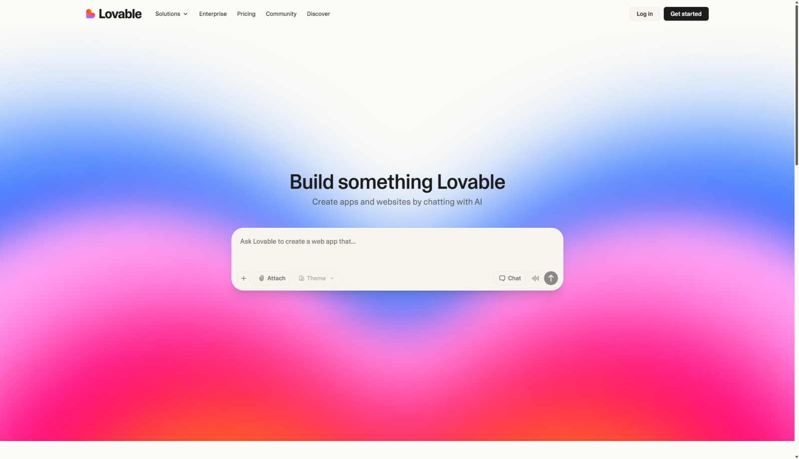 Lovable – Best for Creating Beautiful Web Applications That Engage and Impress